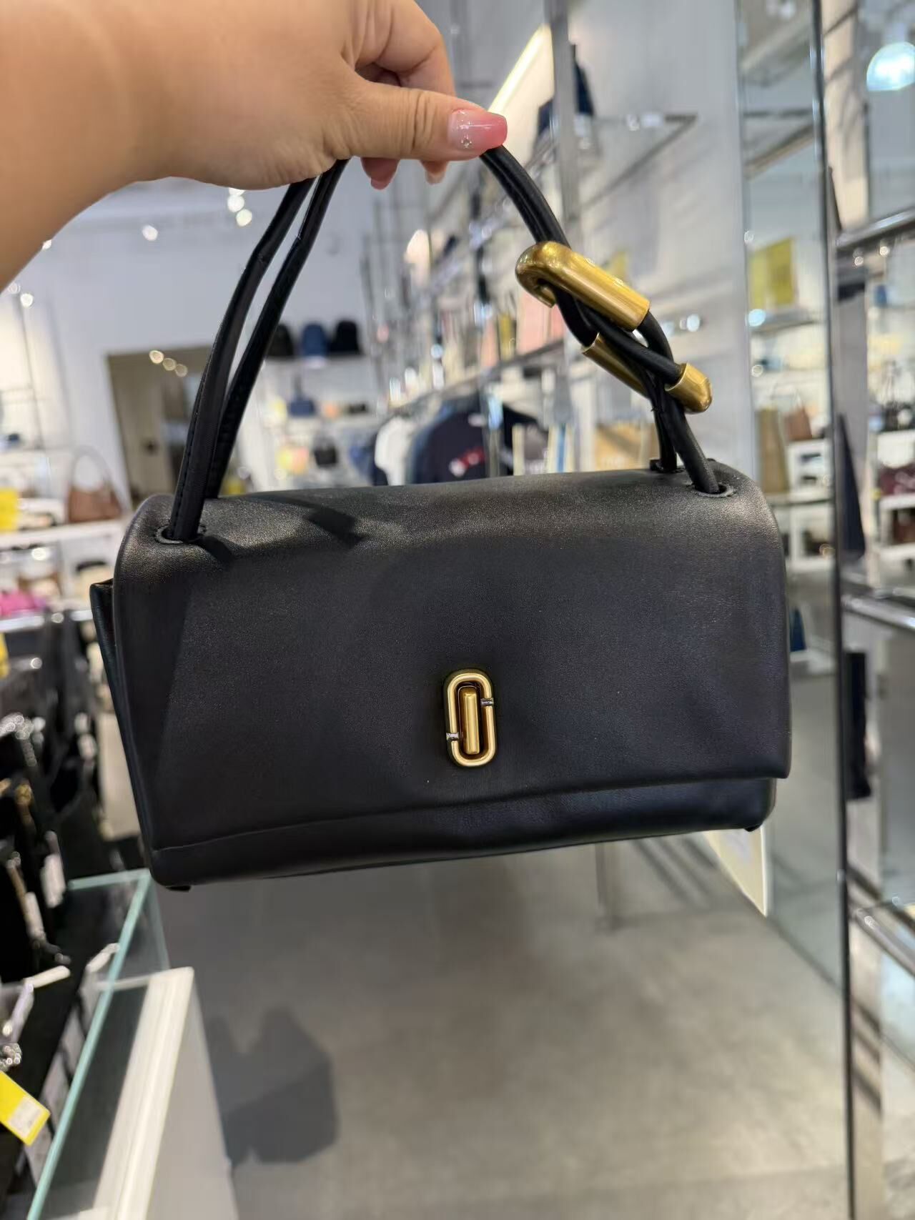 【直播】Marc Jacobs LX072450 The Mini Dual 手提包(黑色)