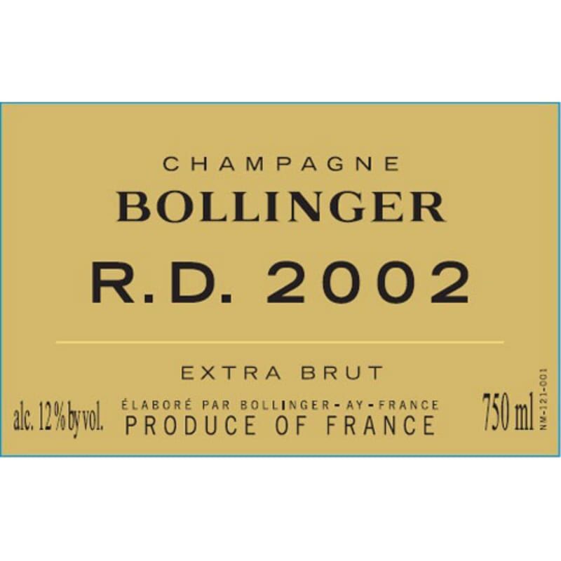 Bollinger R.D. Extra Brut 2002 (JS99) (1500ml)