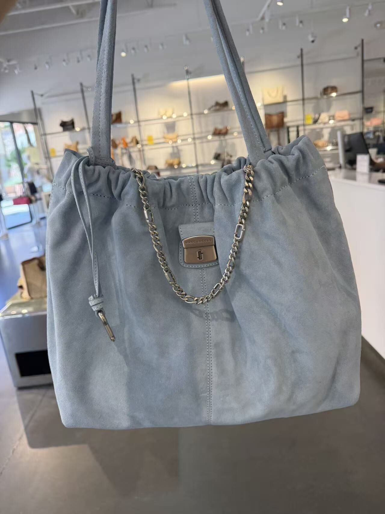 【直播】Marc Jacobs LX072455 The Cristina 大手提包 (淺藍色)
