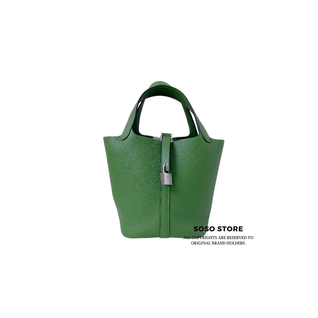 Hermès Picotin Lock 18 - Vert Yucca / SHW