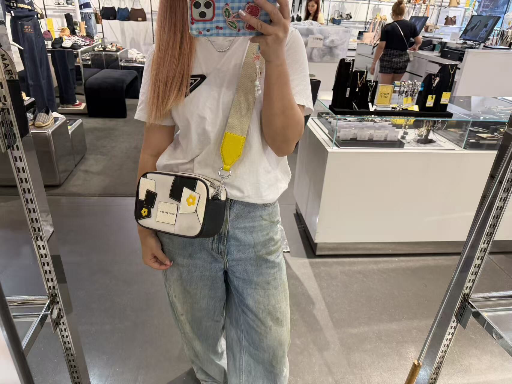 【直播】Marc Jacobs LX0724112 限定拼布小花 Snapshot 相機包