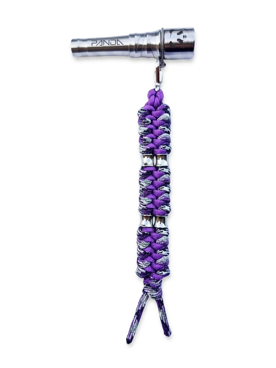 Panda Mouthtip “Solo” - Silver Purple + Purple