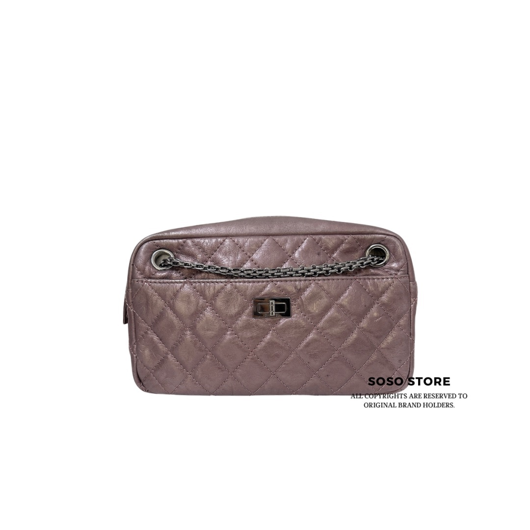 Chanel 2.55 Reissue - Rose Fonce / SHW