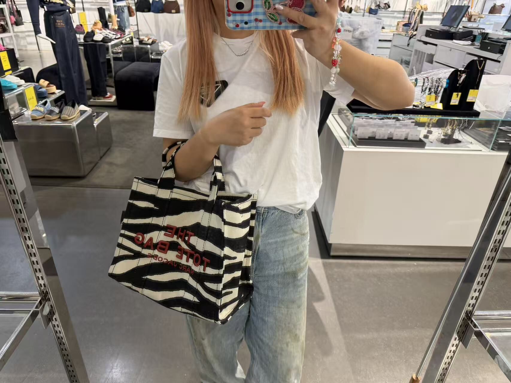 【直播】Marc Jacobs LX0724117 斑馬帆布托特包