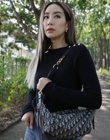 全新DIOR HOBO SMALL D JOURNEY OBLIQUE 緹花帆布 M2416UTZQ_M928 #迪奧飯盒包 #BRAND NEW #香榭站正品