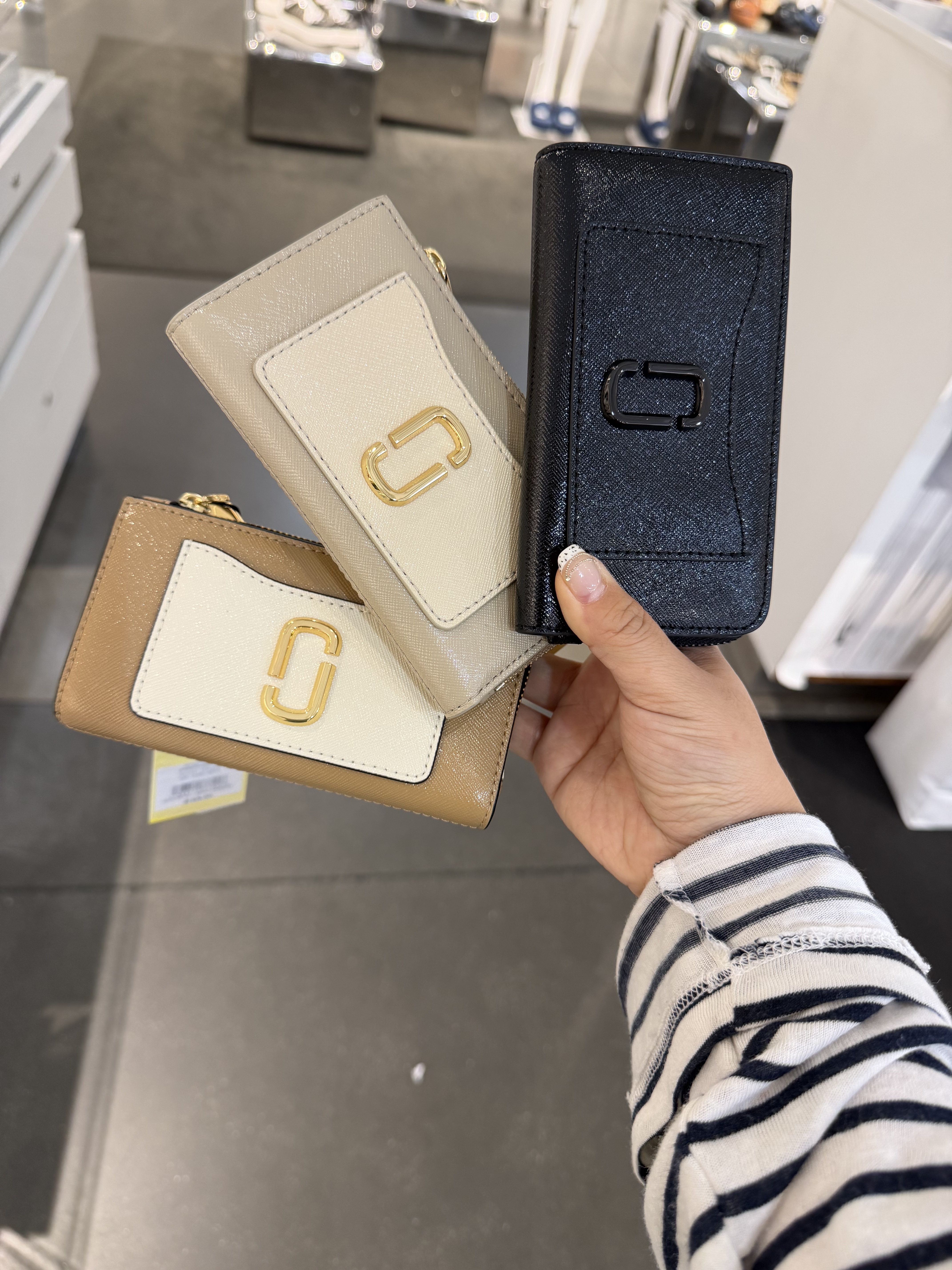 【直播】Marc Jacobs LX0724120 拼色款拉鍊卡包
