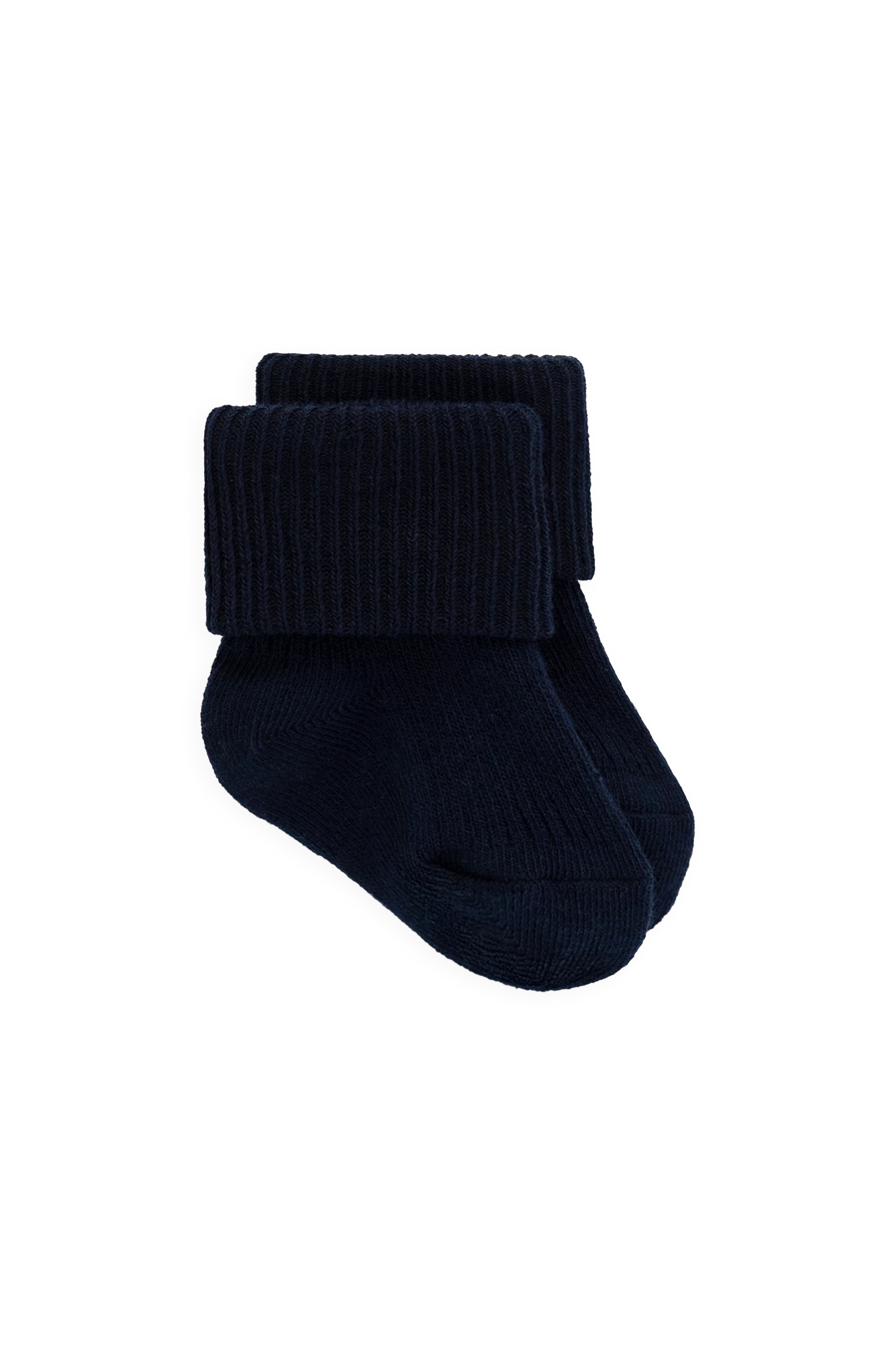 【預購】JAMIE KAY - Classic Rib Sock（Navy）