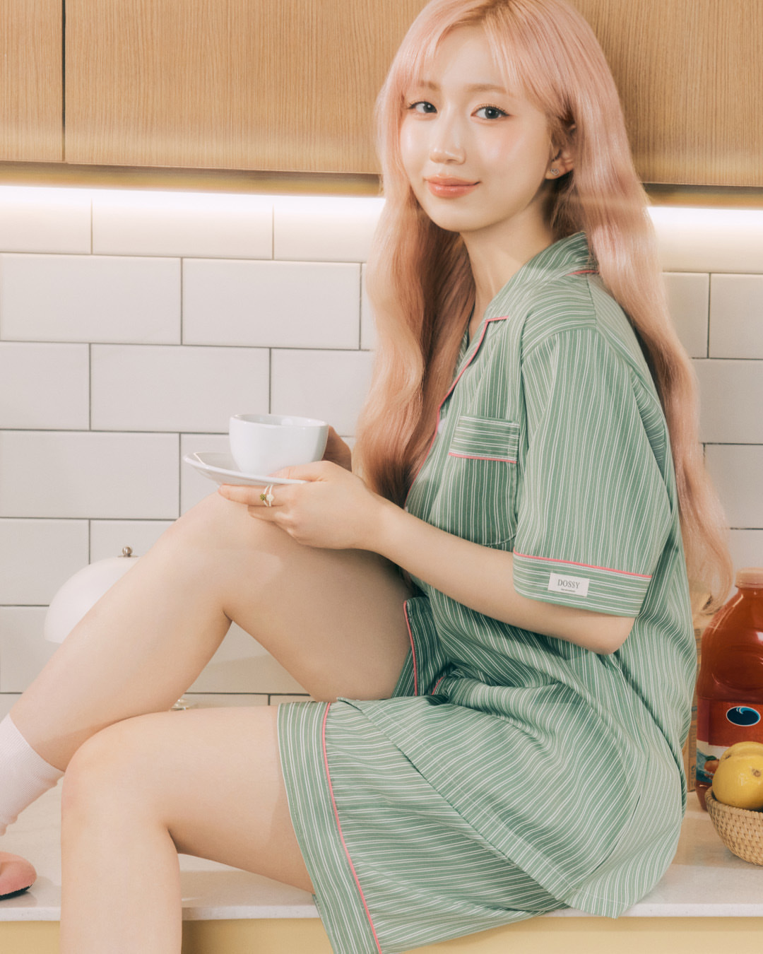 【預購】Dossy 男女同版 Short-Sleeve Pajamas Set 短袖 短褲 睡衣 套裝組 NMIXX Haewon 吳海嫄 同款 多款可選