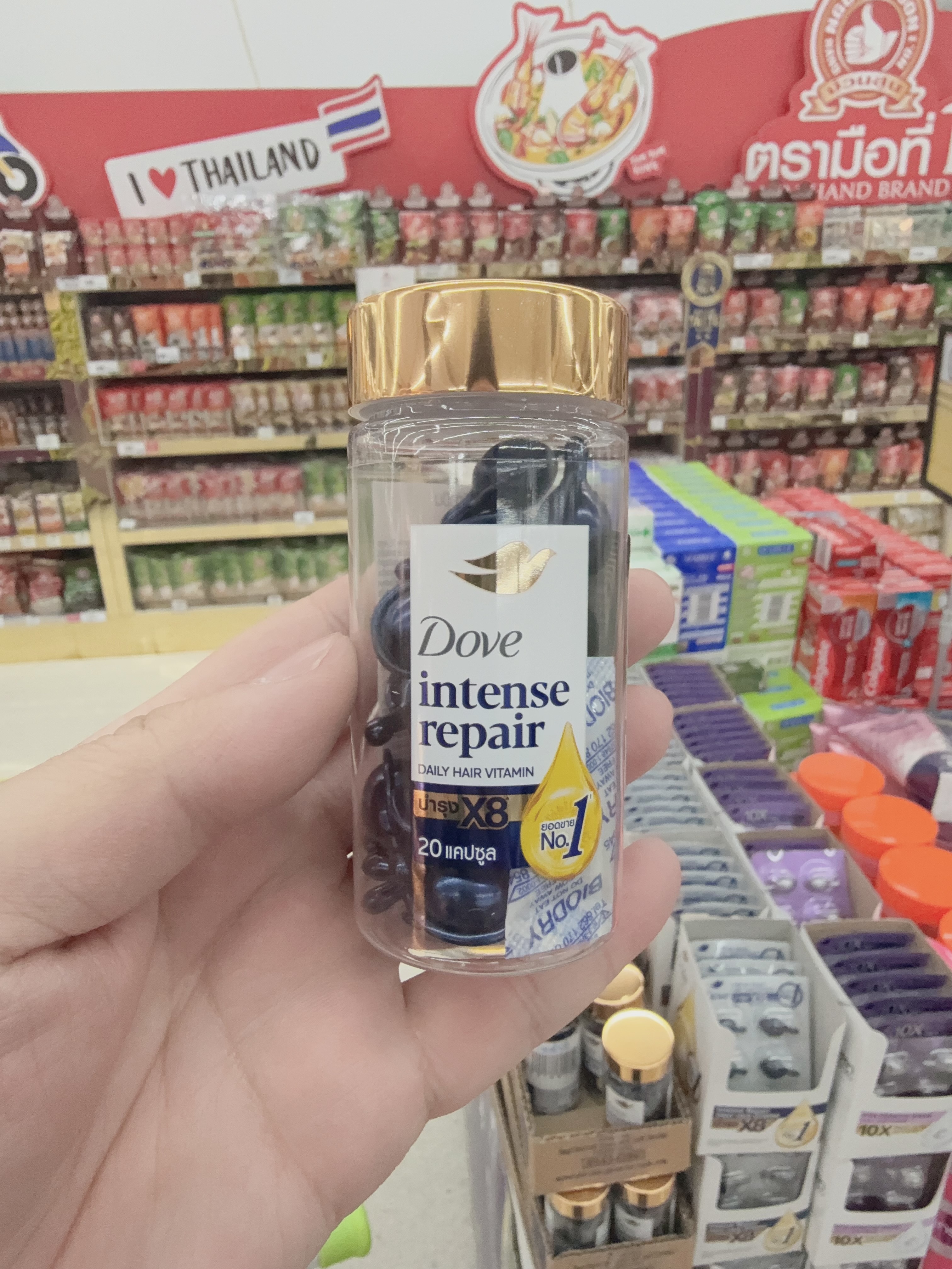泰國大熱Dove Intense Repair護髮免沖洗膠囊20粒裝