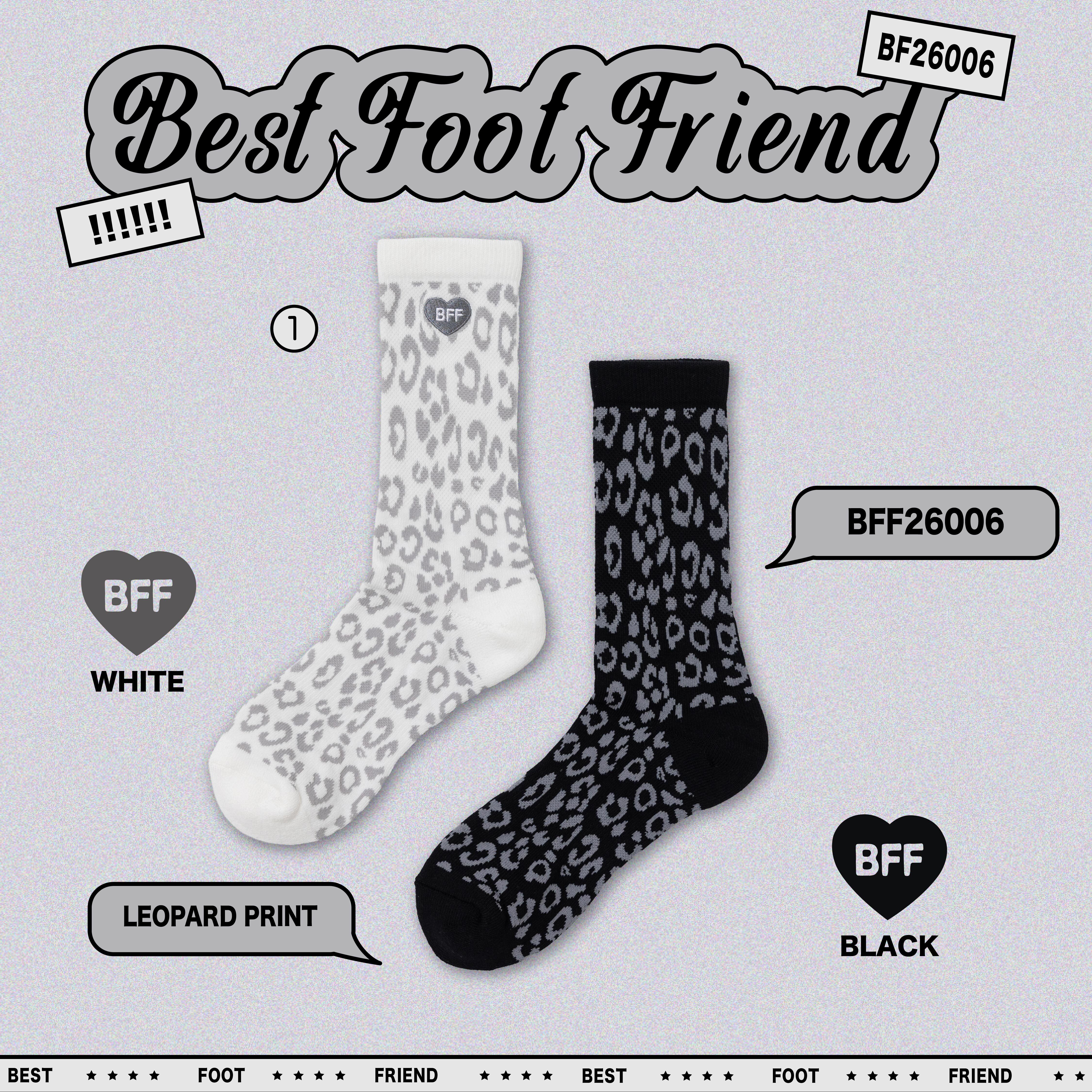 Leopard Print Socks_豹紋長襪_BK_BF26006