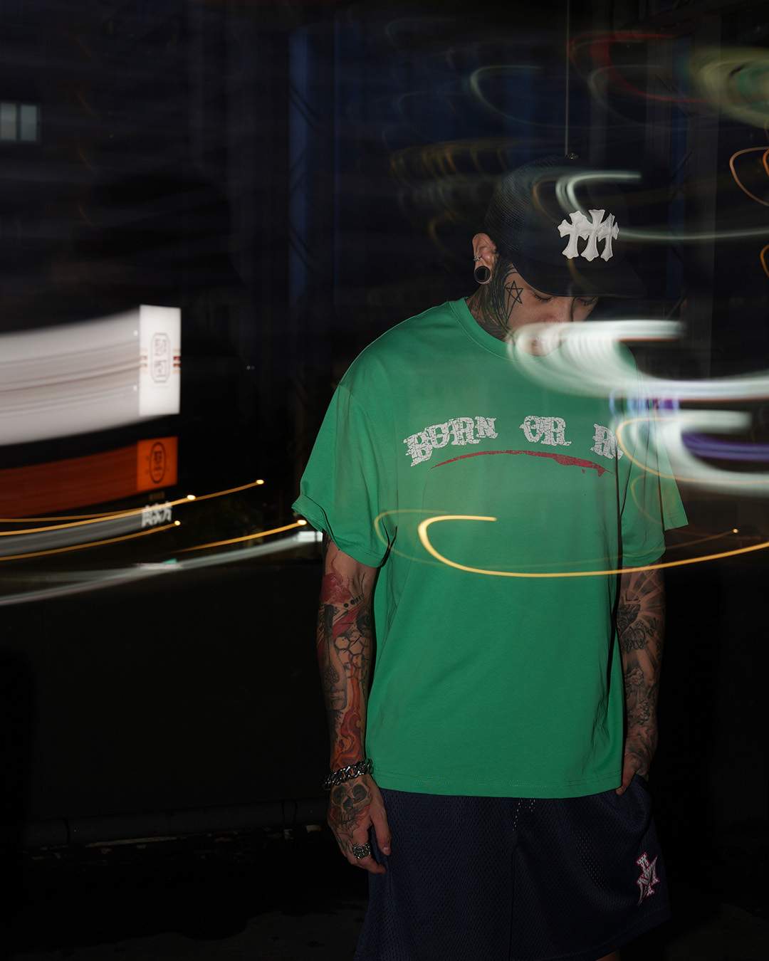 MTA｜Sacred Heart Boxy T-Shirt (Green)