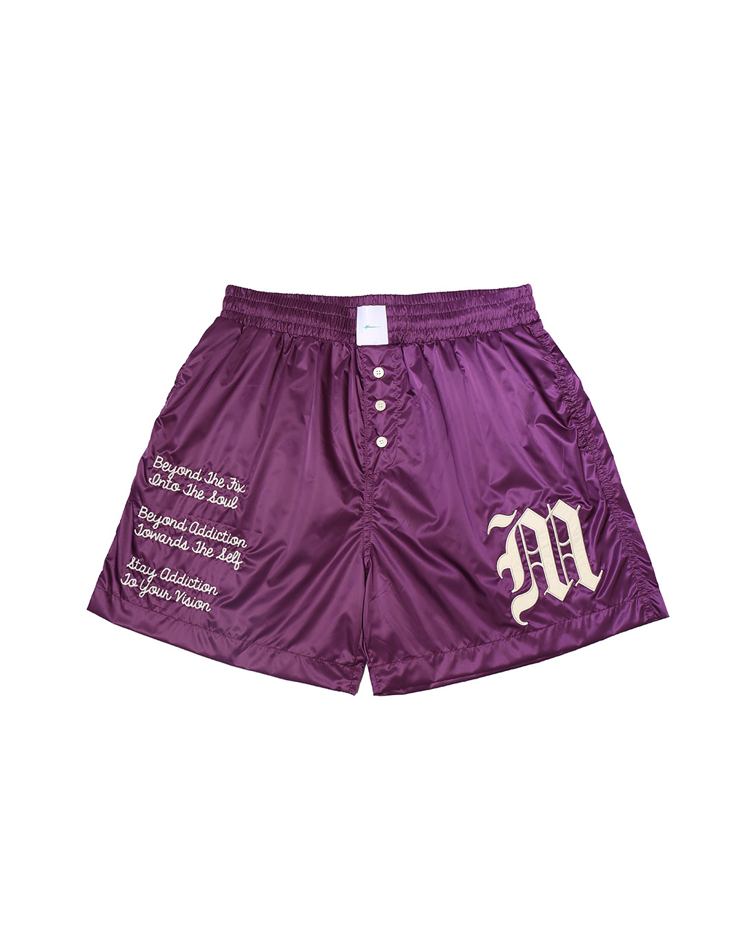 MTA｜Satin Shorts (Purple)