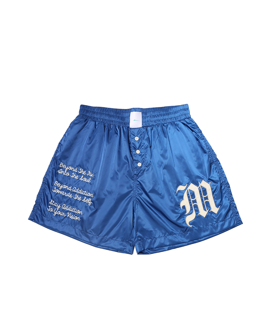 MTA｜Satin Shorts (Blue)