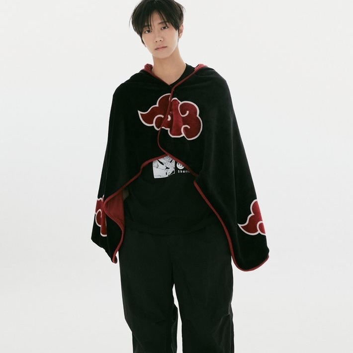SPAO x NARUTO 火影忍者 帶帽毯子//睡眠眼罩 聯名周邊