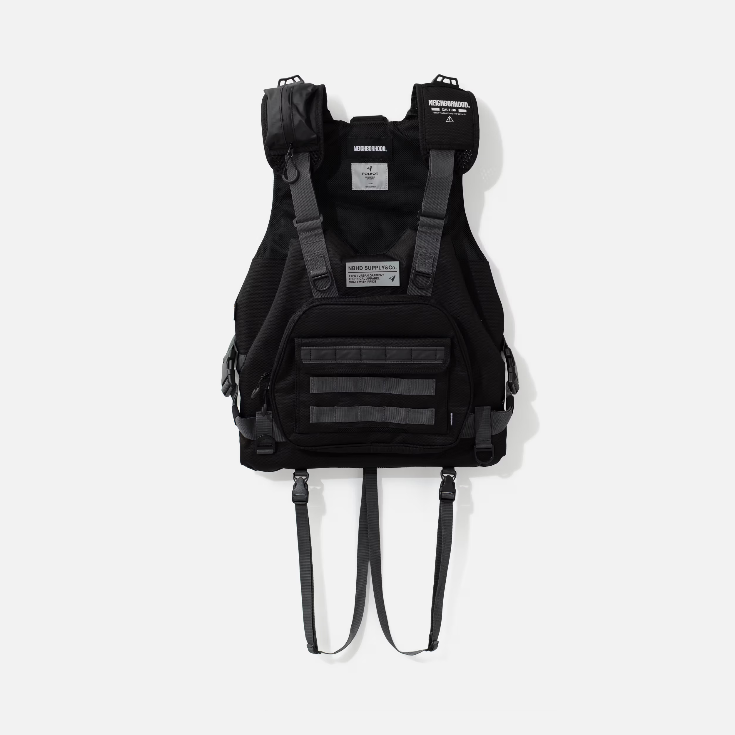 -(B2a)-NEIGHBORHOOD NH X FOLBOT TACTICAL FLOATING DEVICE NBHD SS26 PFD 個人漂浮裝備 救生衣-2617975N-AC02