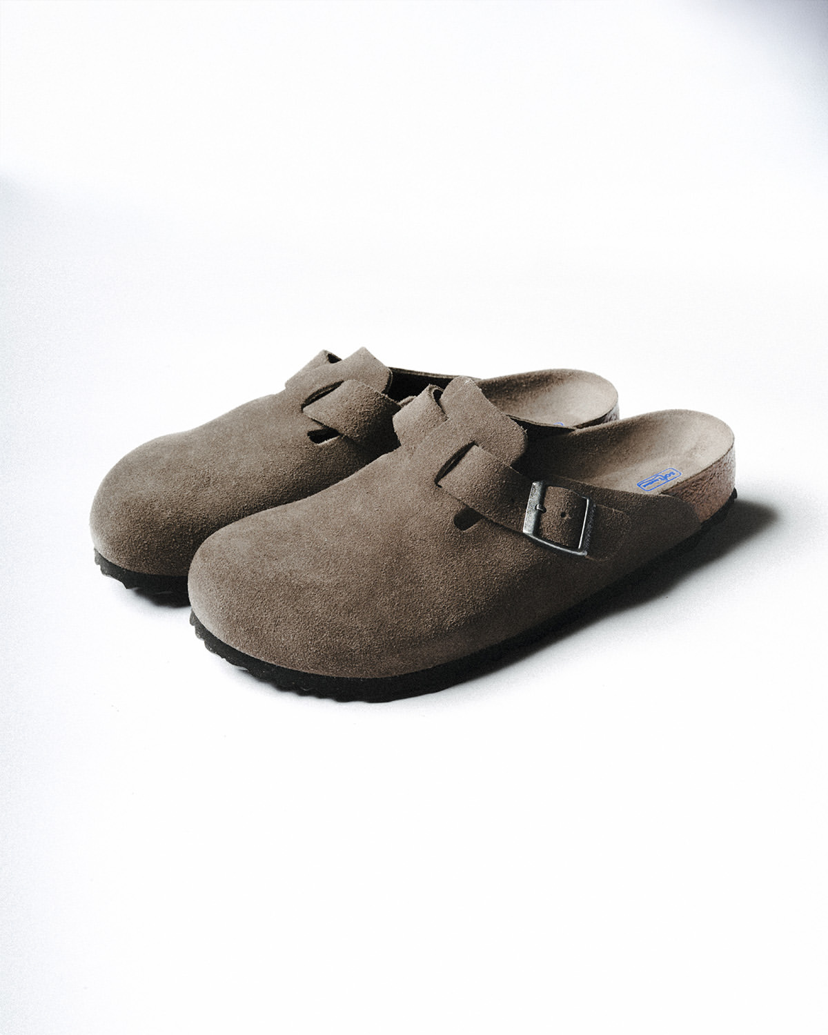 [Instock] Birkenstock Boston Suede SFB Concrete Gray | 1032242