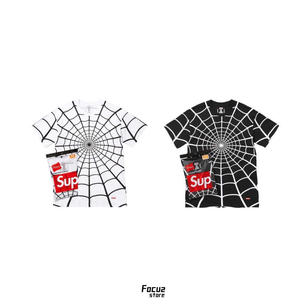 【Focus Store】現貨秒發 Spider Man x Hanes x Supreme SS26 Week9 Tagless Tee - 2 Pack 內搭短袖 兩色 蜘蛛人聯名