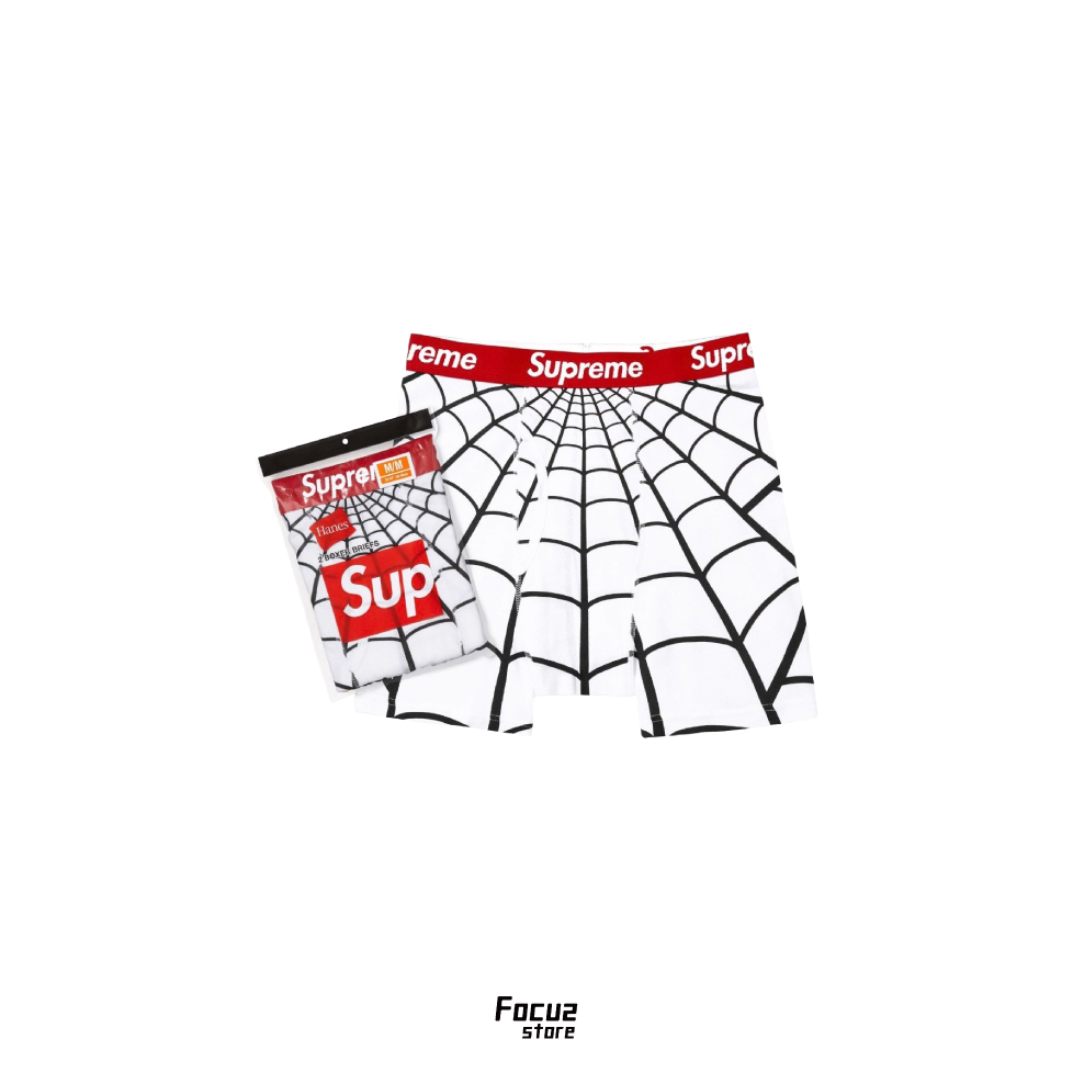【Focus Store】現貨秒發 Spider Man x Hanes x Supreme SS26 Week9 Boxer Briefs - 2 Pack 內褲 蜘蛛人聯名