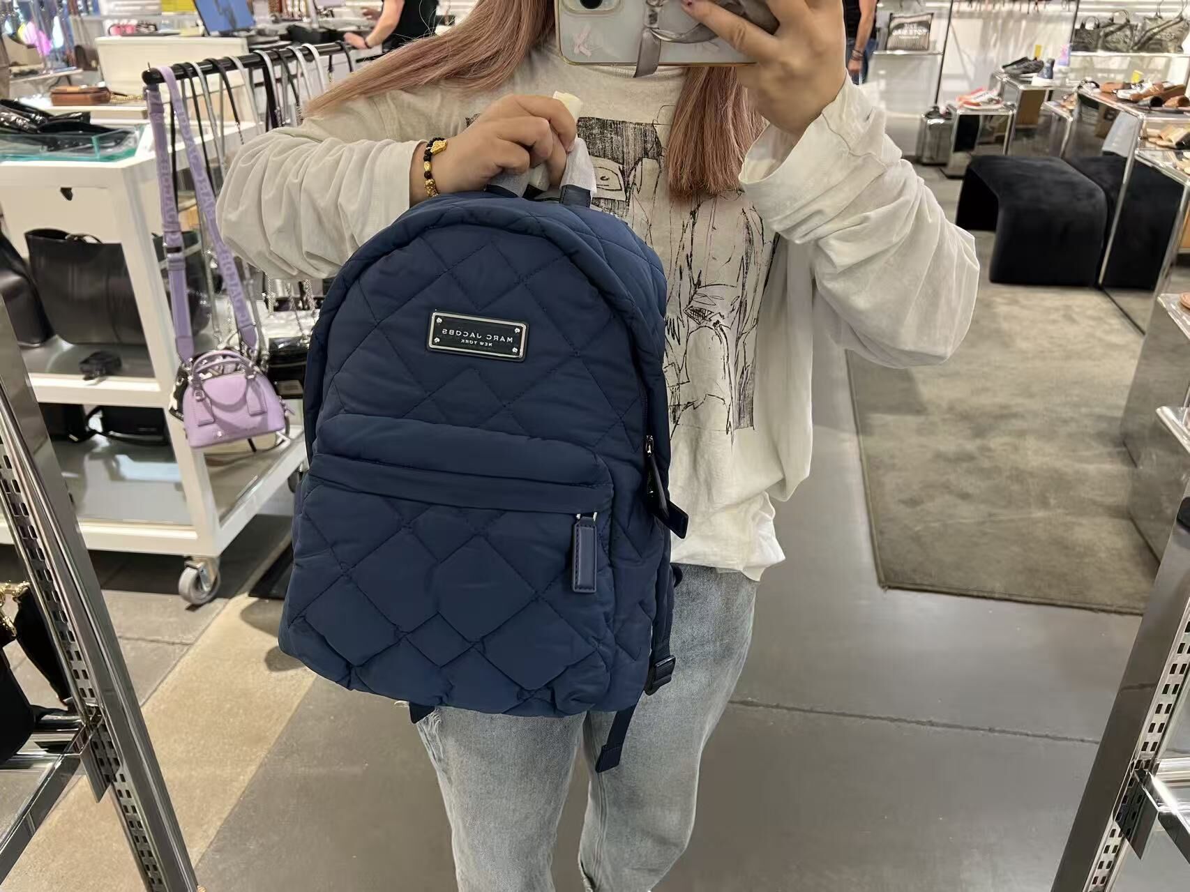 【直播】Marc Jacobs LX0724129 背包 (藍色)