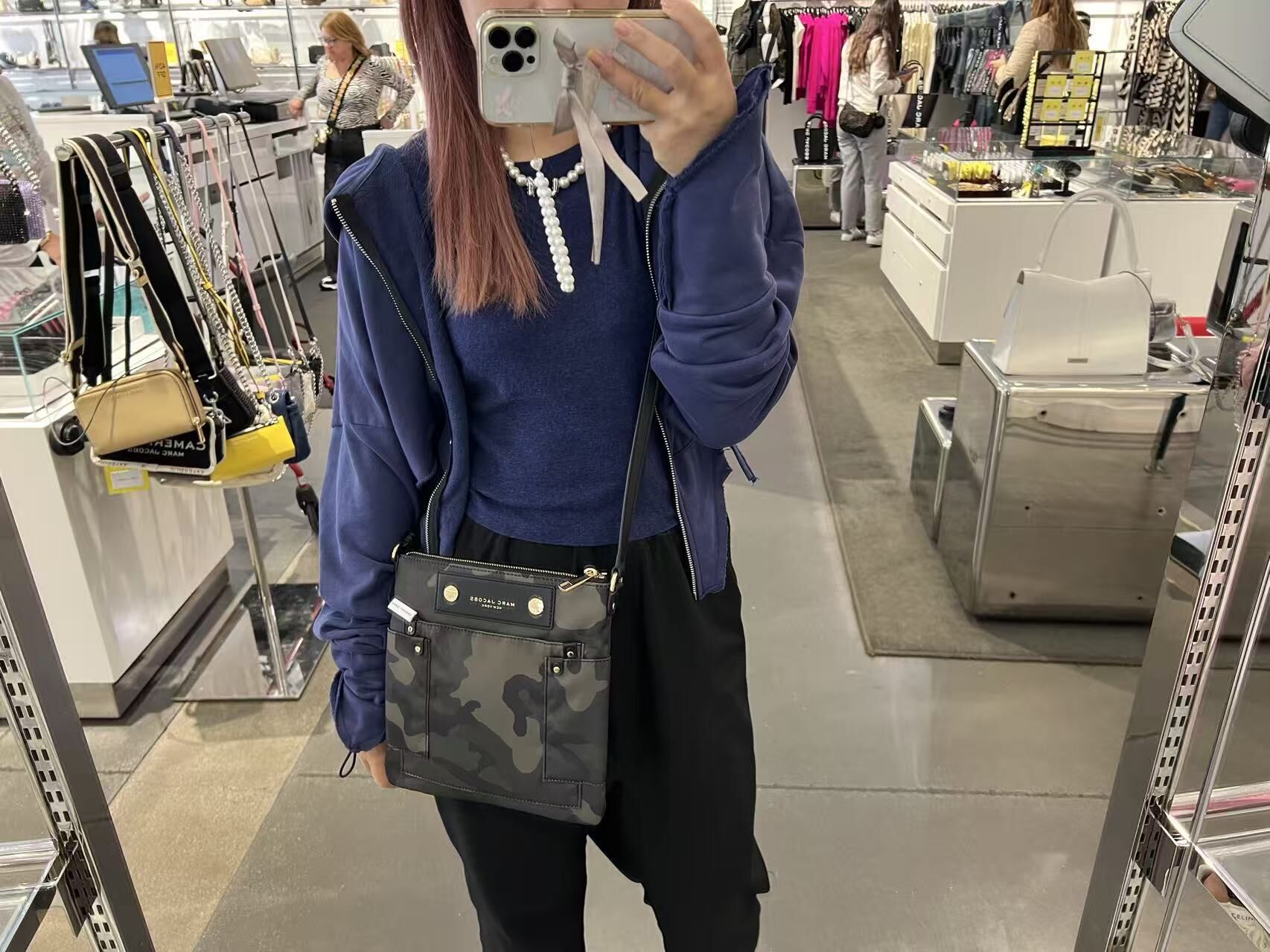 【直播】Marc Jacobs LX0724132 迷彩尼龍斜咩包