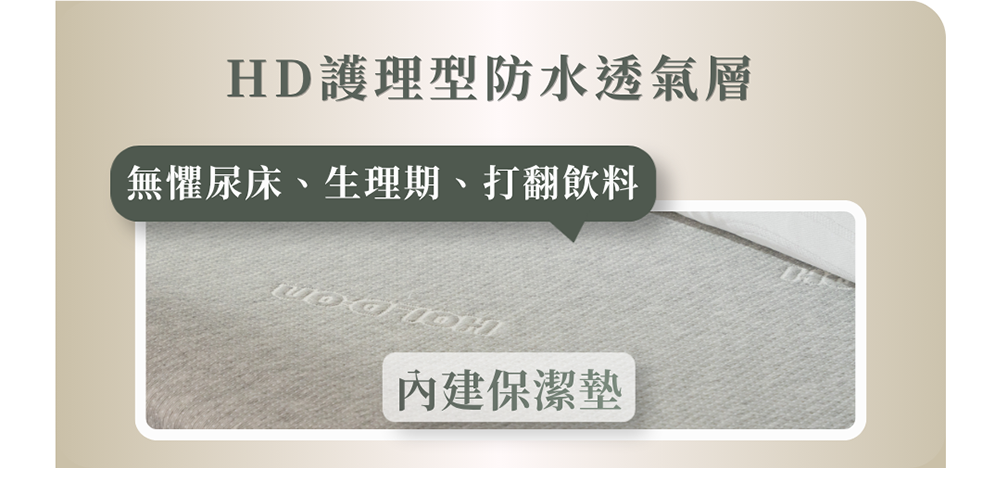 舉重床HD護理行防水透氣層