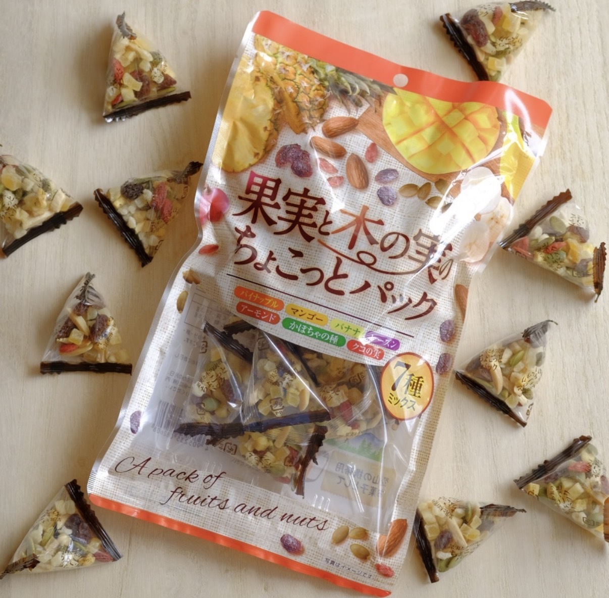 JP 7種の水果乾瓜子零食 90g 2608 TK260724
