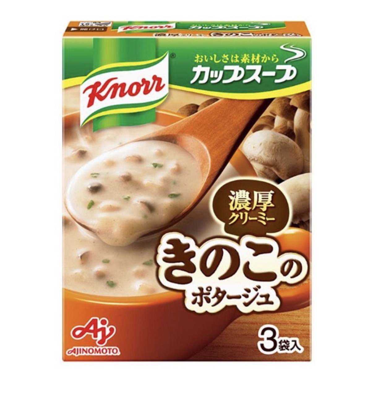 【多莉推薦】JP 家樂牌 即沖蘑菇忌廉濃湯 3袋 9055 TK260724