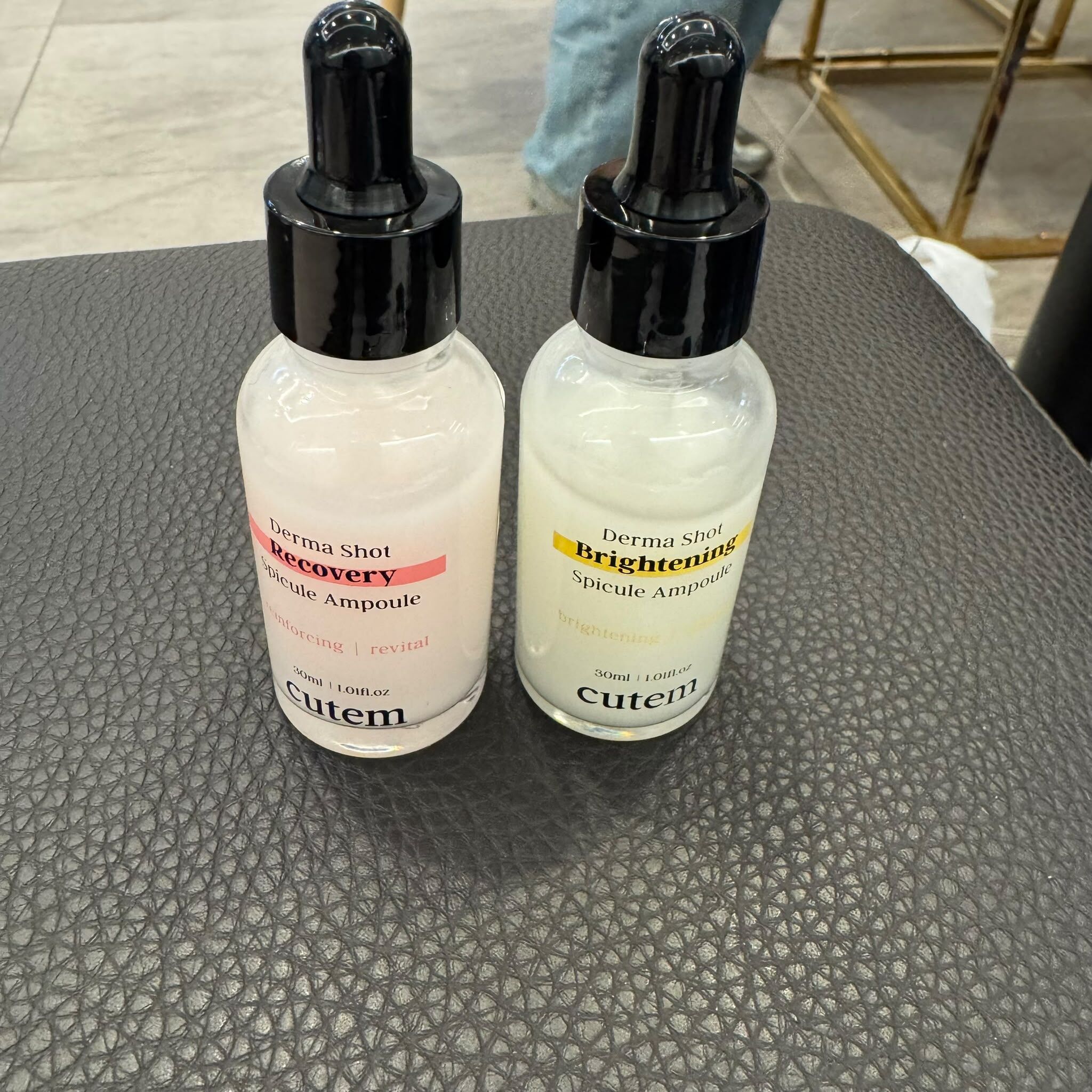 FAC-BBG0724-031 Cutem Derma-shot Brightening Spicule Ampoule 30ml + Cutem Derma-shot Recovery Spicule Ampoule 30ml (A26)