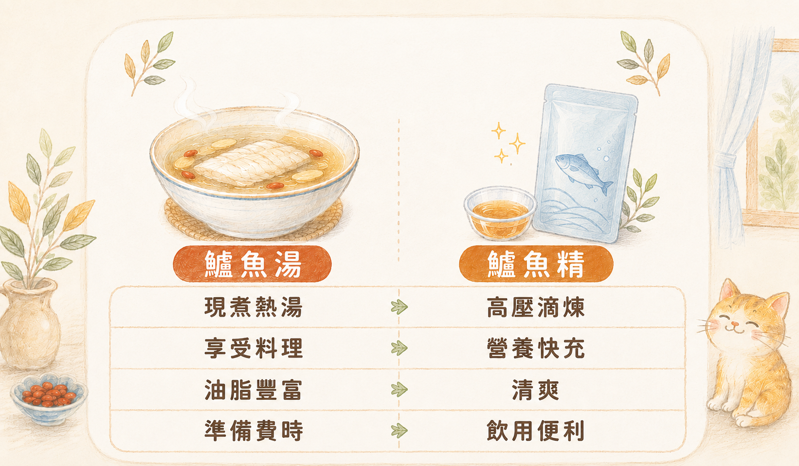 鱸魚精與鱸魚湯營養比較