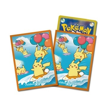 [預訂] [預計8月上旬到貨] Pokemon Card Game 卡套 衝浪皮卡丘&飛天皮卡丘(橙色) なみのりピカチュウ＆そらをとぶピカチュウ【オレンジ】