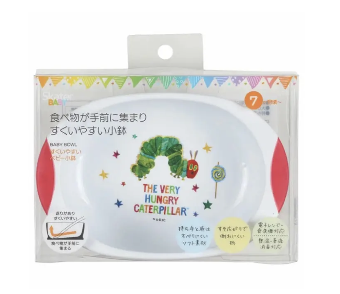 Skater 雙耳學習碗 400ml -the very hungry caterpillar