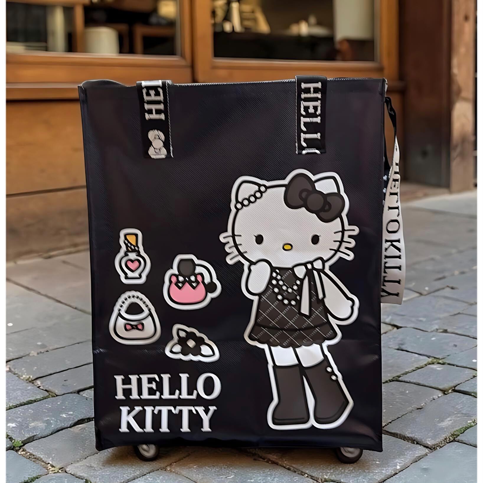 26085-KT Sanrio Hello Kitty 長腿滑輪購物車 #TW-71126