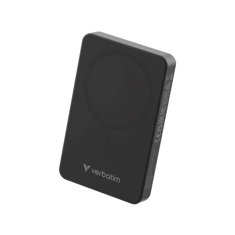 Verbatim Charge 'n' Go 10000mAh 磁吸無線移動電源 WPB10 (CCC+QR Code)