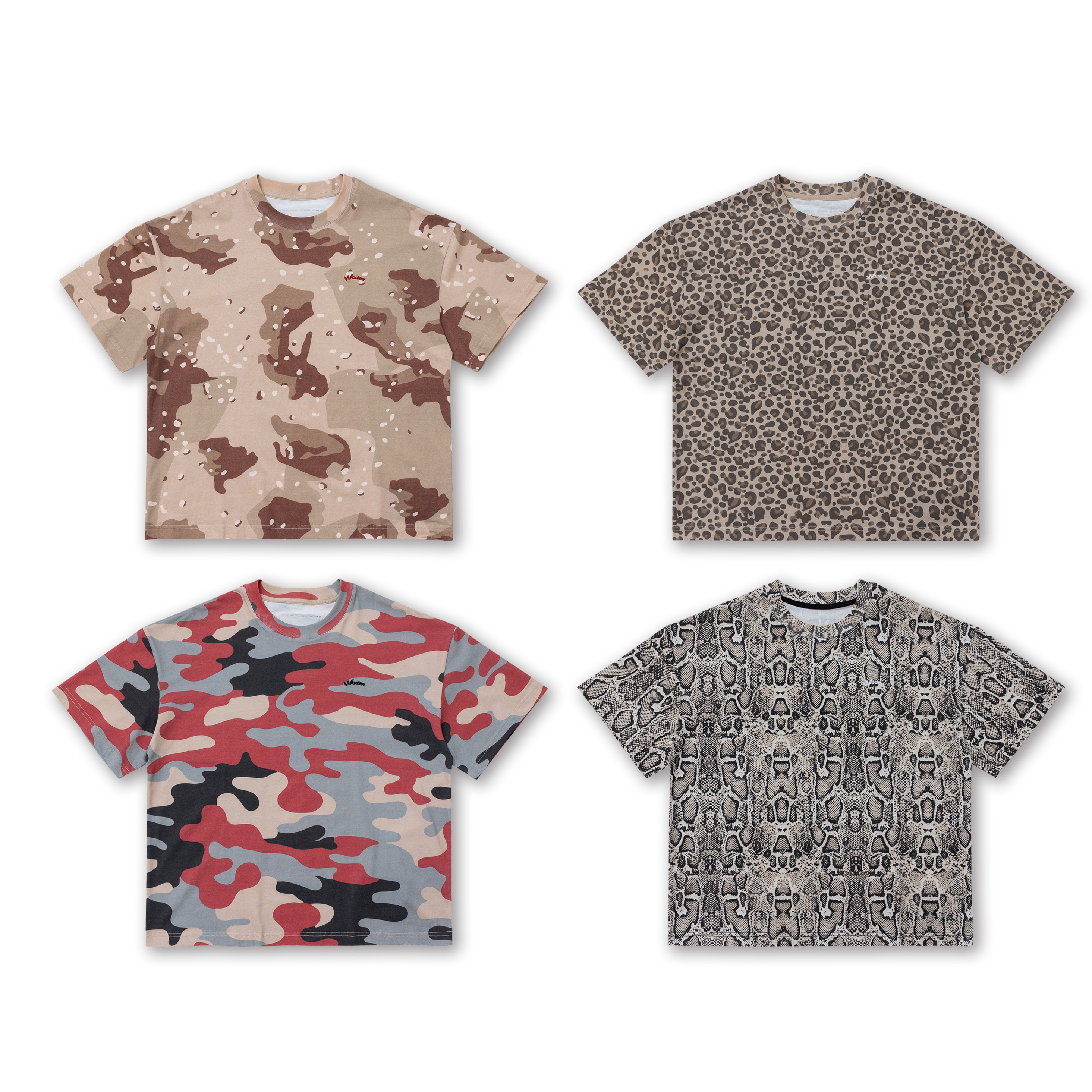 【車庫服飾】WODEN All-over Pattern LOGO Tee
