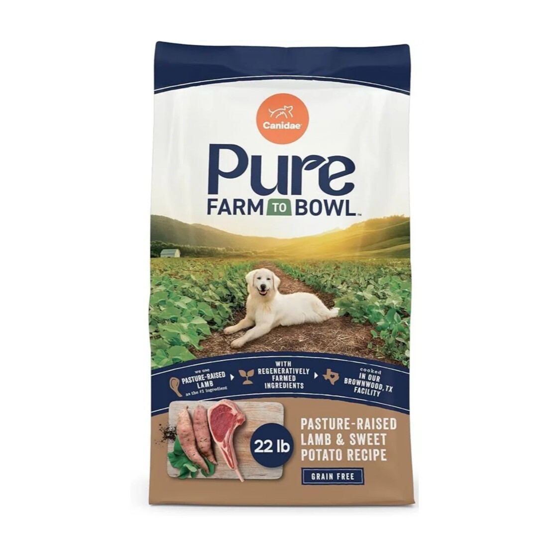Canidae 無穀物元素成犬配方(羊肉+甜薯) 4lb / 12lb / 22lb