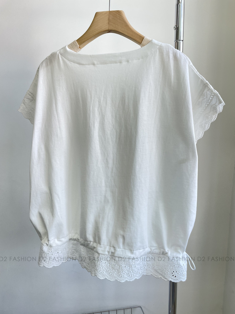 洗水通花Oversize Top #37273
