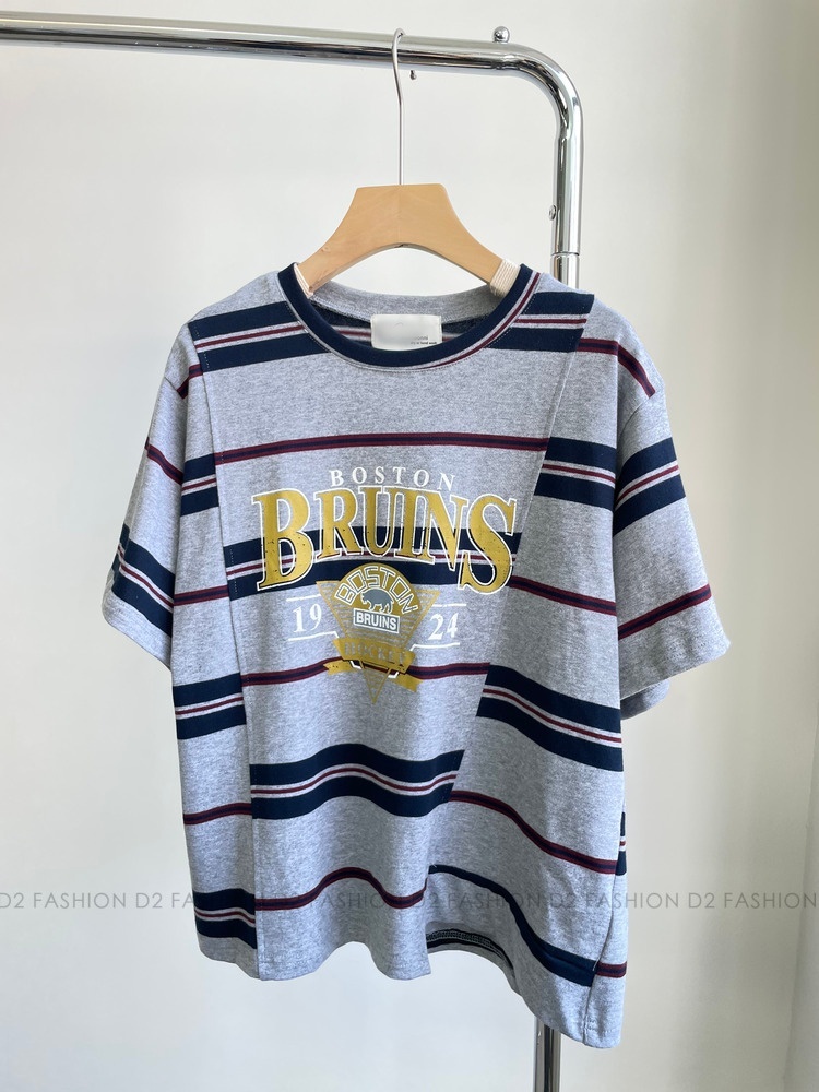 Bruins 拼橫Tee #26213