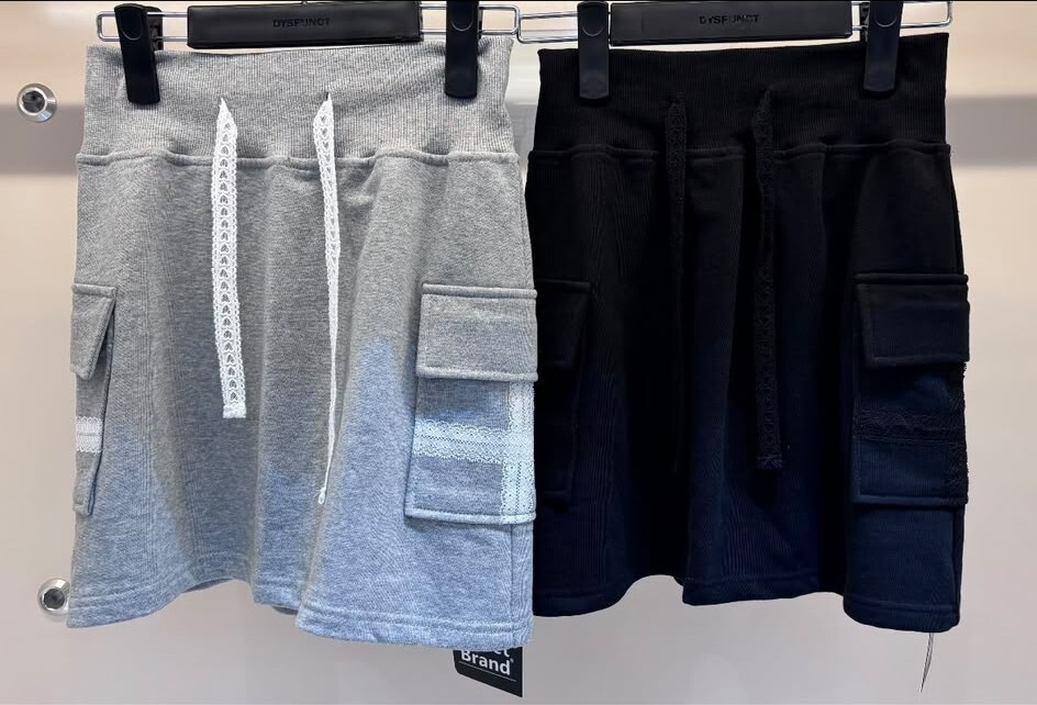 DY04 BANDED POCKET MINI SKIRT 裙 腰22-35 HIP35 長15.5 $299