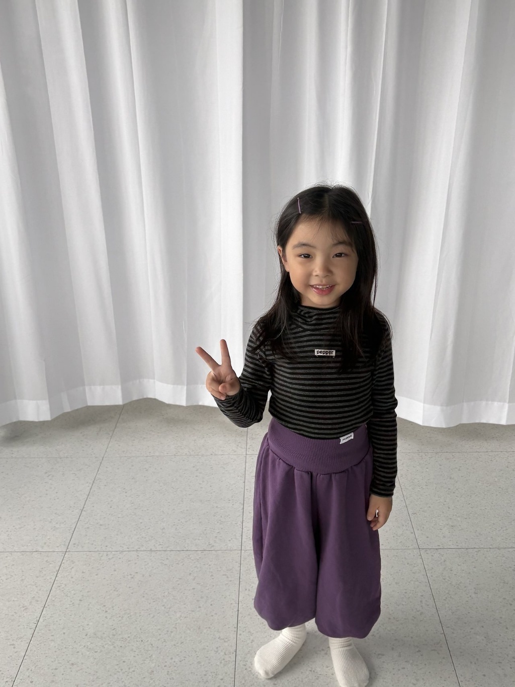 正韓秋pepper 2色深色系運動縮口褲
