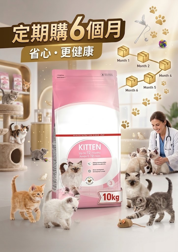 Royal Canin K36 幼貓營養配方10kg【定期購 - 6個月】