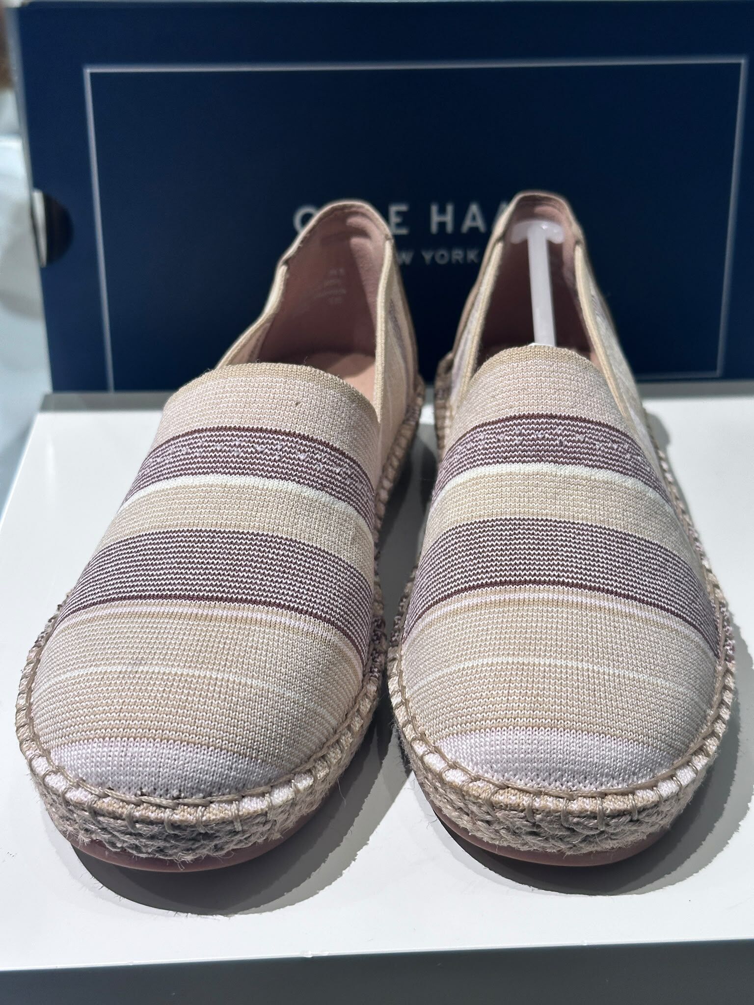 UN08 Cole Haan 女裝拼色針織平底鞋 Cloudfeel Espadrille II Slip-On Loafers