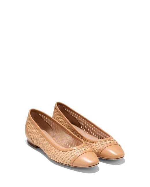 UN09 Cole Haan 女裝 藤編坡跟平底鞋 (約1cm)  Raquelle Demi Wedge Ballet Flats