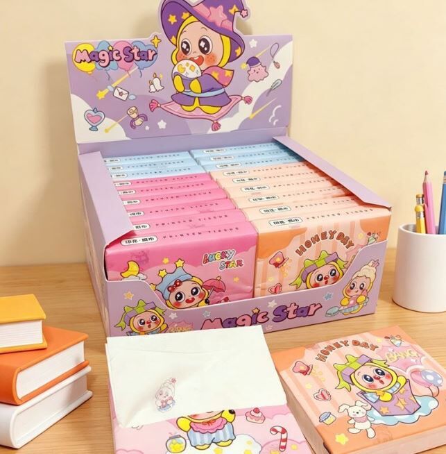 星星人 印花纸巾