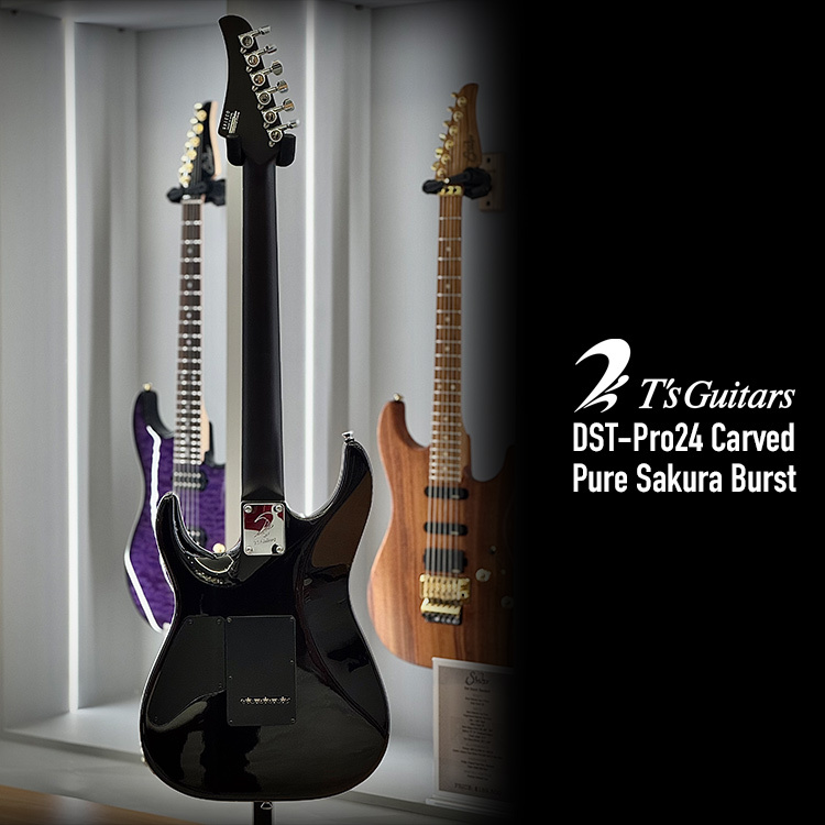 T's Guitars DST-Pro24 Carved Pure Sakura Burst