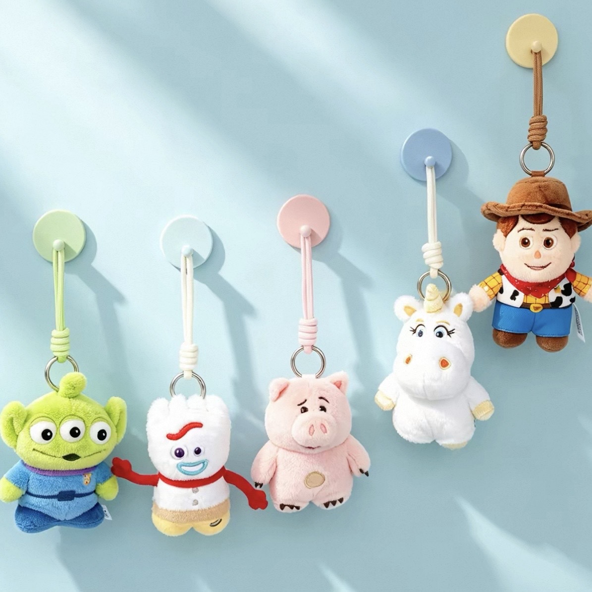 DISNEY TOY STORY 玩具總動員 Q版耳機包 絨毛吊飾 收納小包