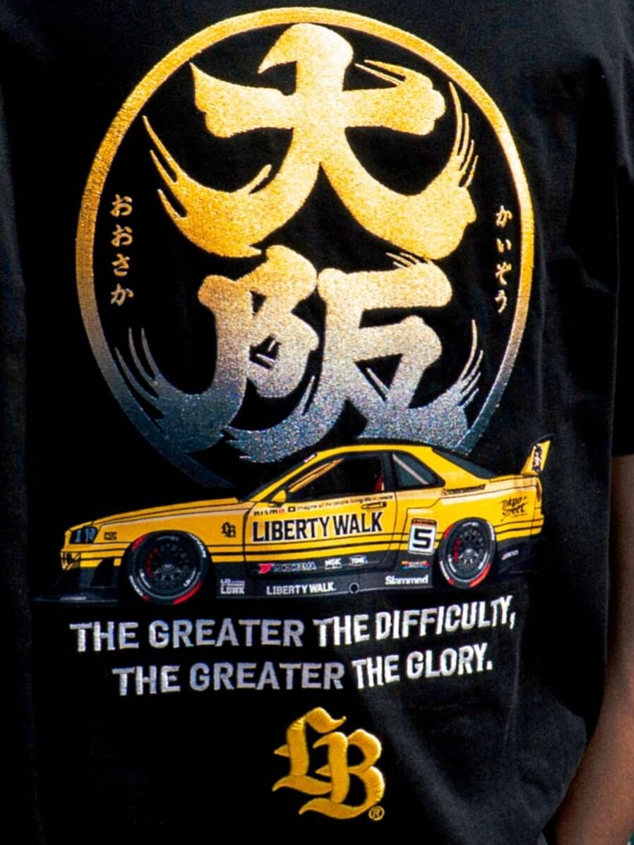 【LIBERTY WALK】0725發售 Osaka Exclusive items 閃耀金黃大阪限定TEE