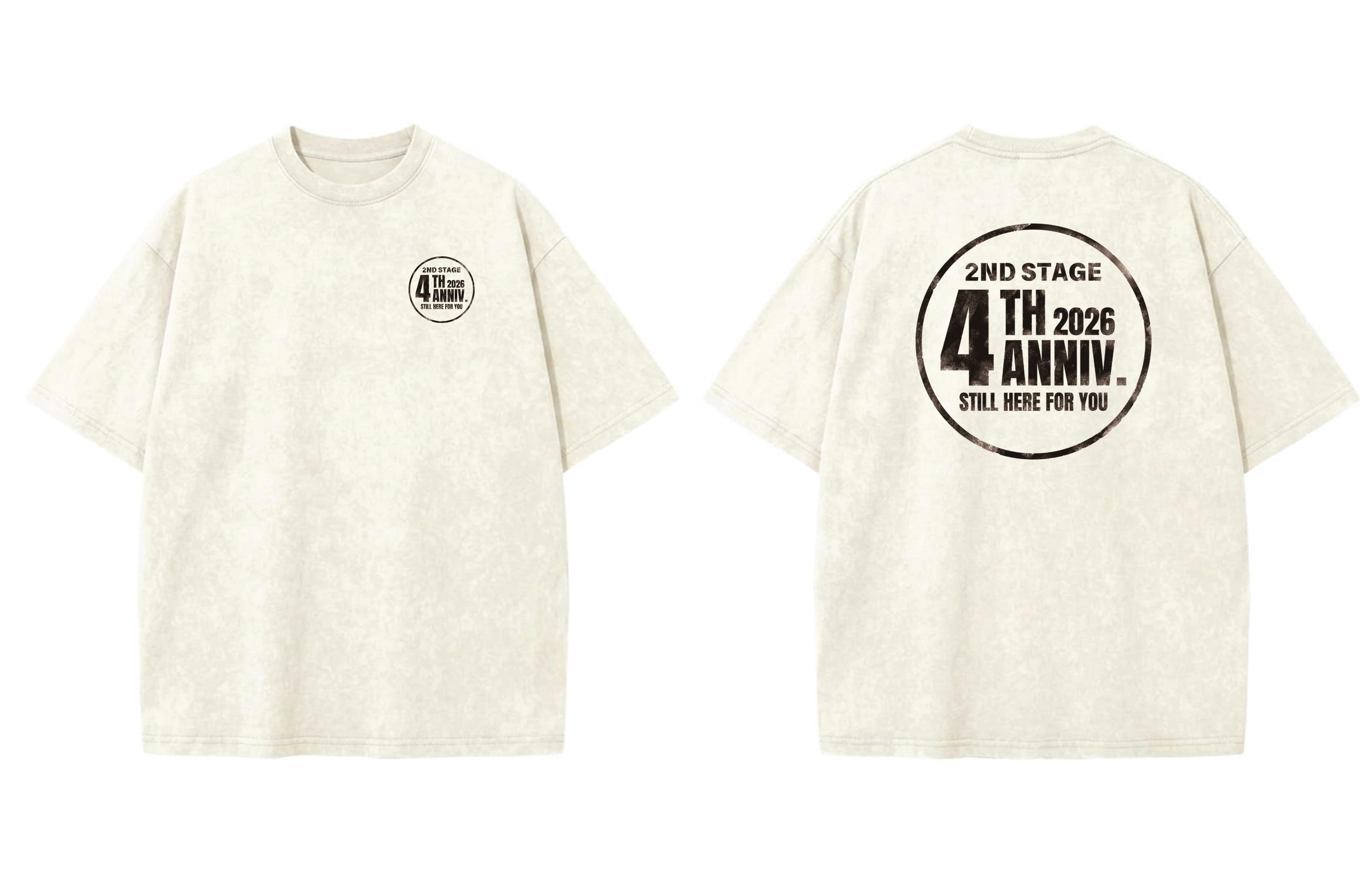 2nd Stage 2026四周年限定Tee