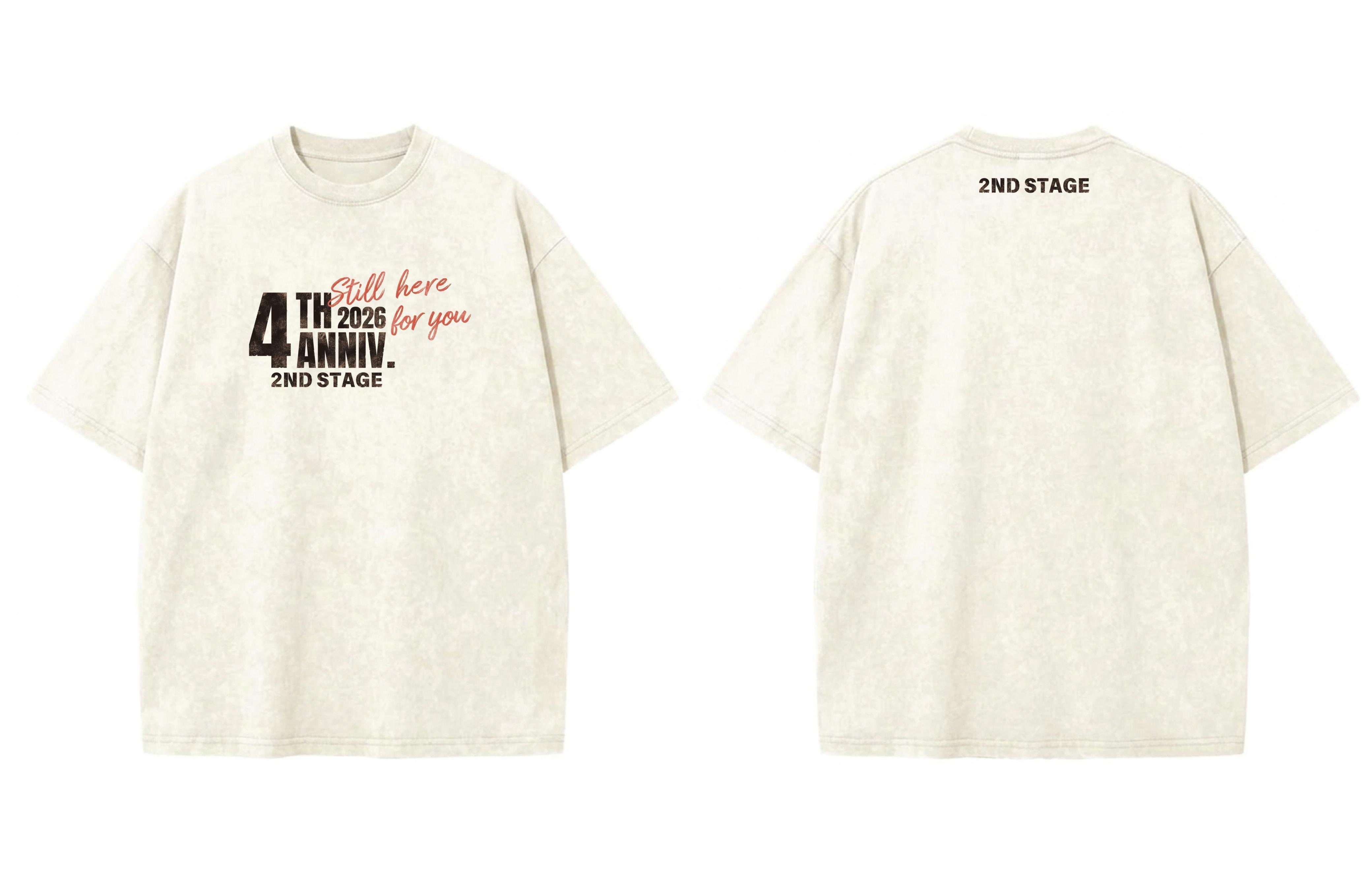 2nd Stage 2026四周年限定Tee