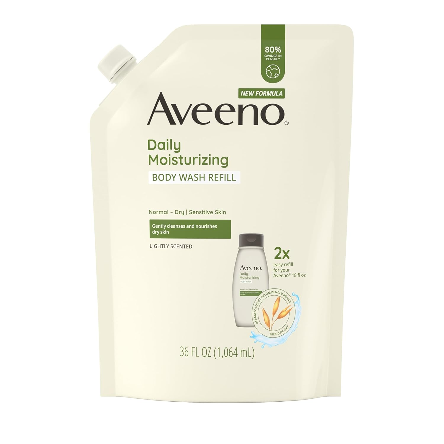 【預購】Aveeno H072515 每日保濕沐浴露補充裝 (1064ml)