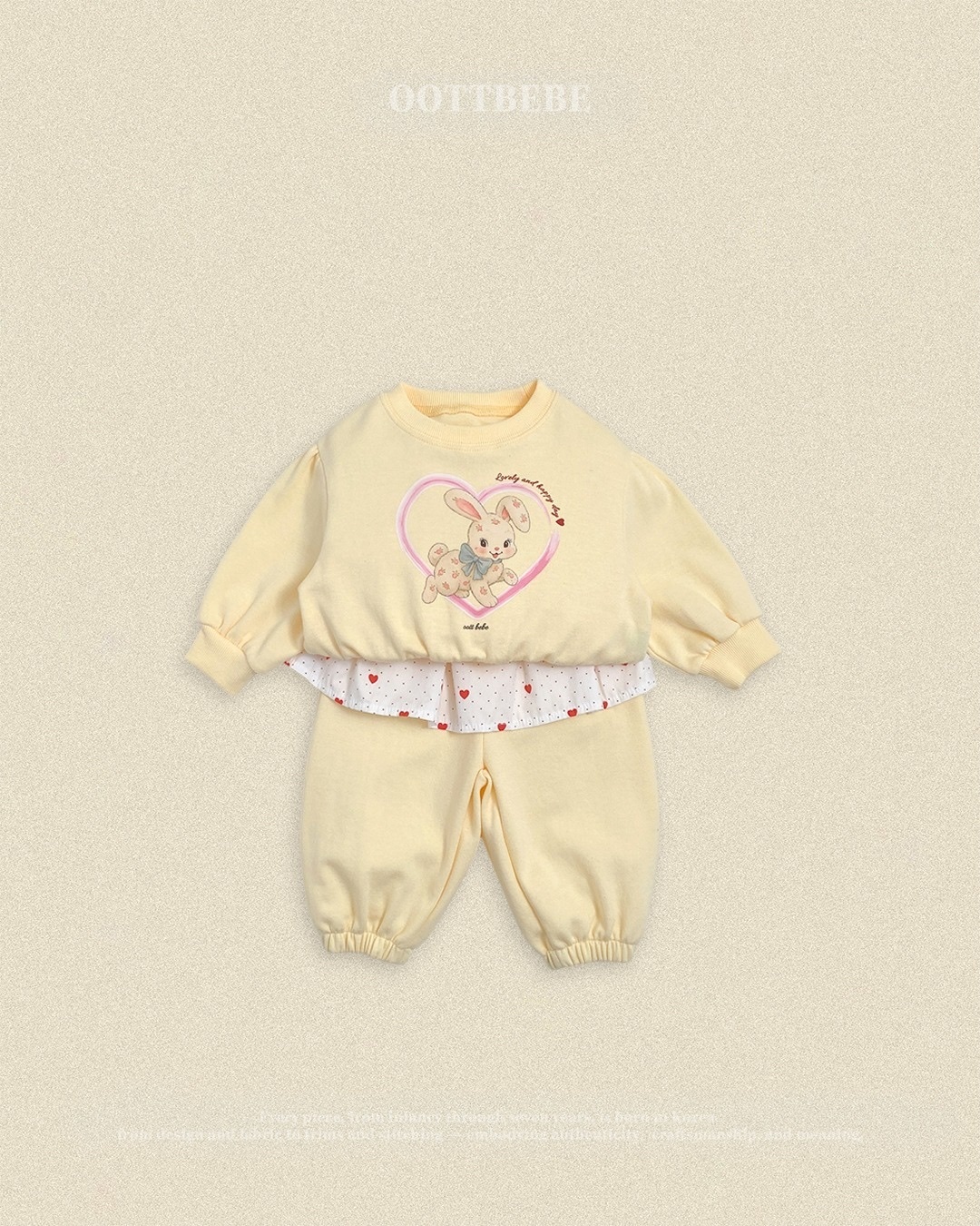 OOTT BEBE Cute Bunny Set
